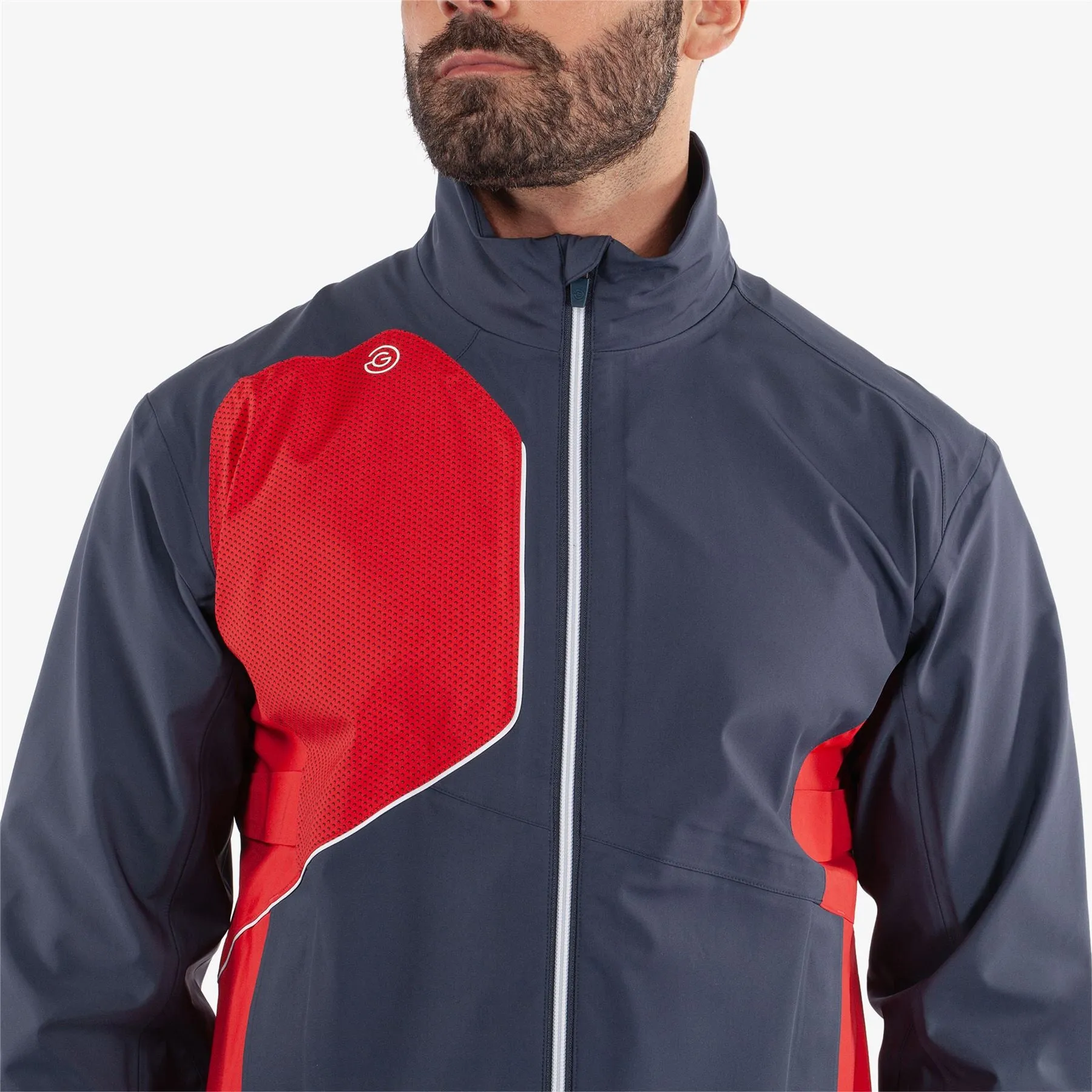 Ames PERTEX Waterproof Jacket Navy/Red - 2024