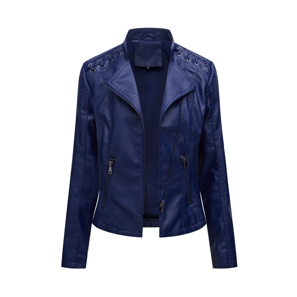 Amy slim fit women's leather jackets