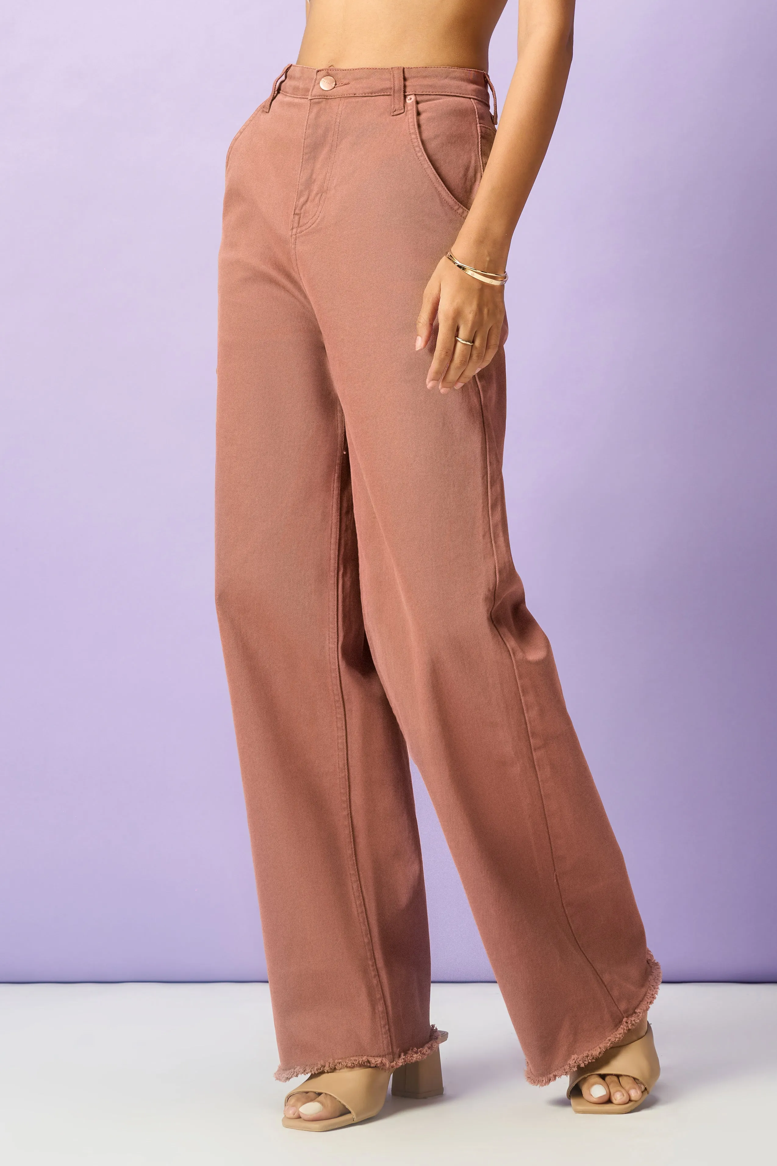 Autumn Blush Straight Fit Jeans