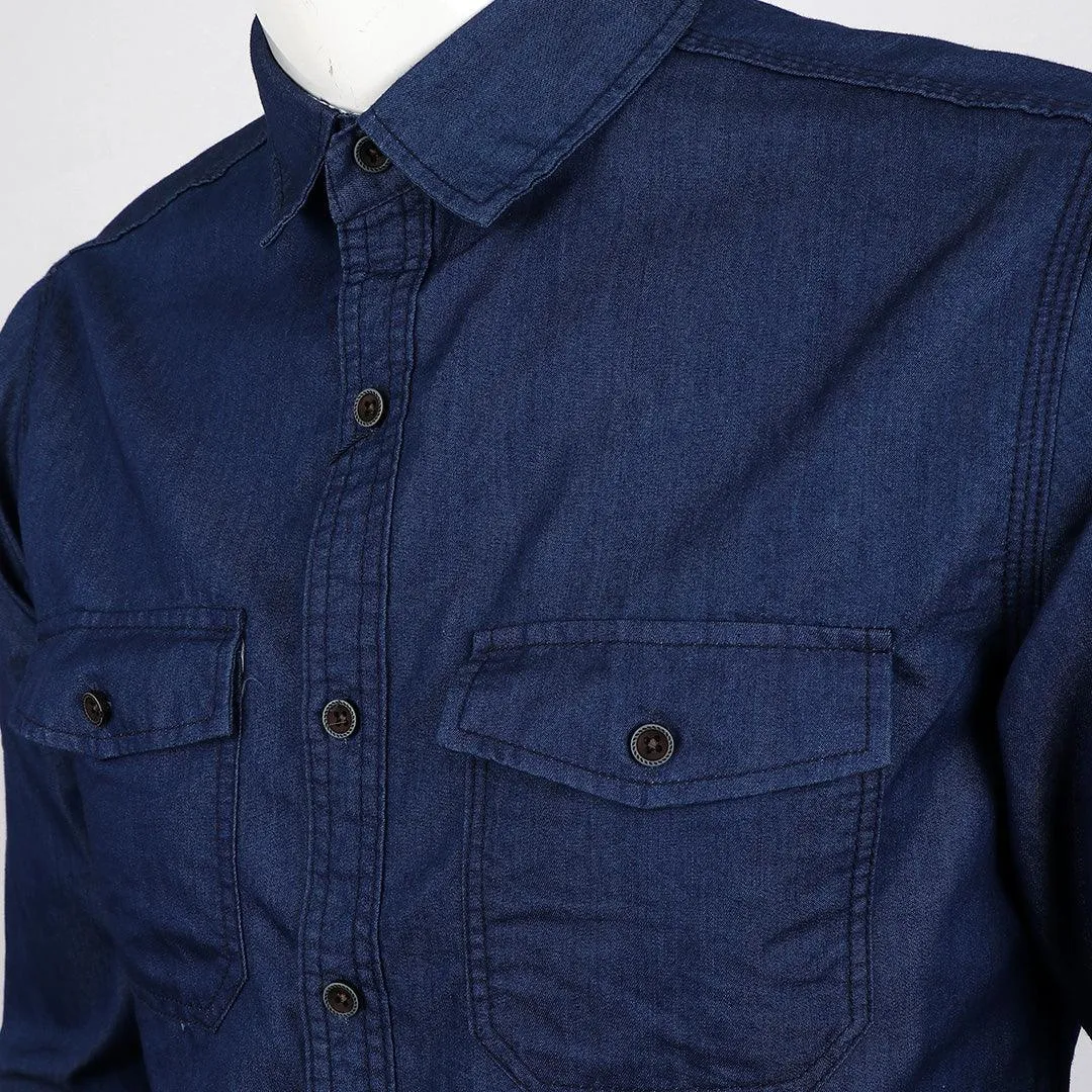 Bajieli Riggs Workwear Men's Denim Work Shirt