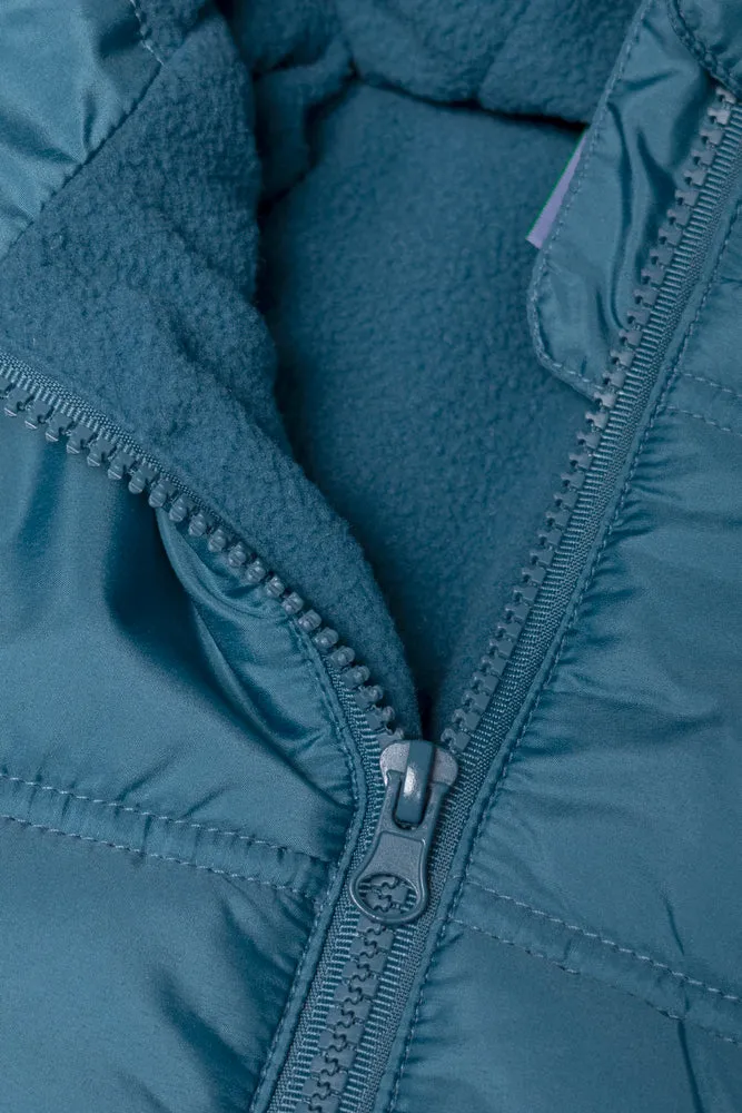 Batman Puffer Jacket Teal