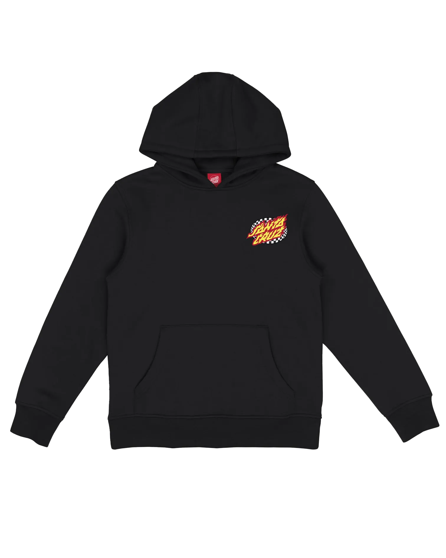 Boys Goal Flame Hoodie in Black