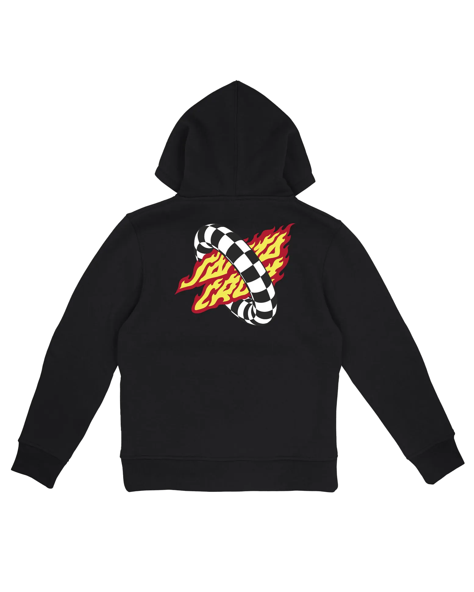 Boys Goal Flame Hoodie in Black