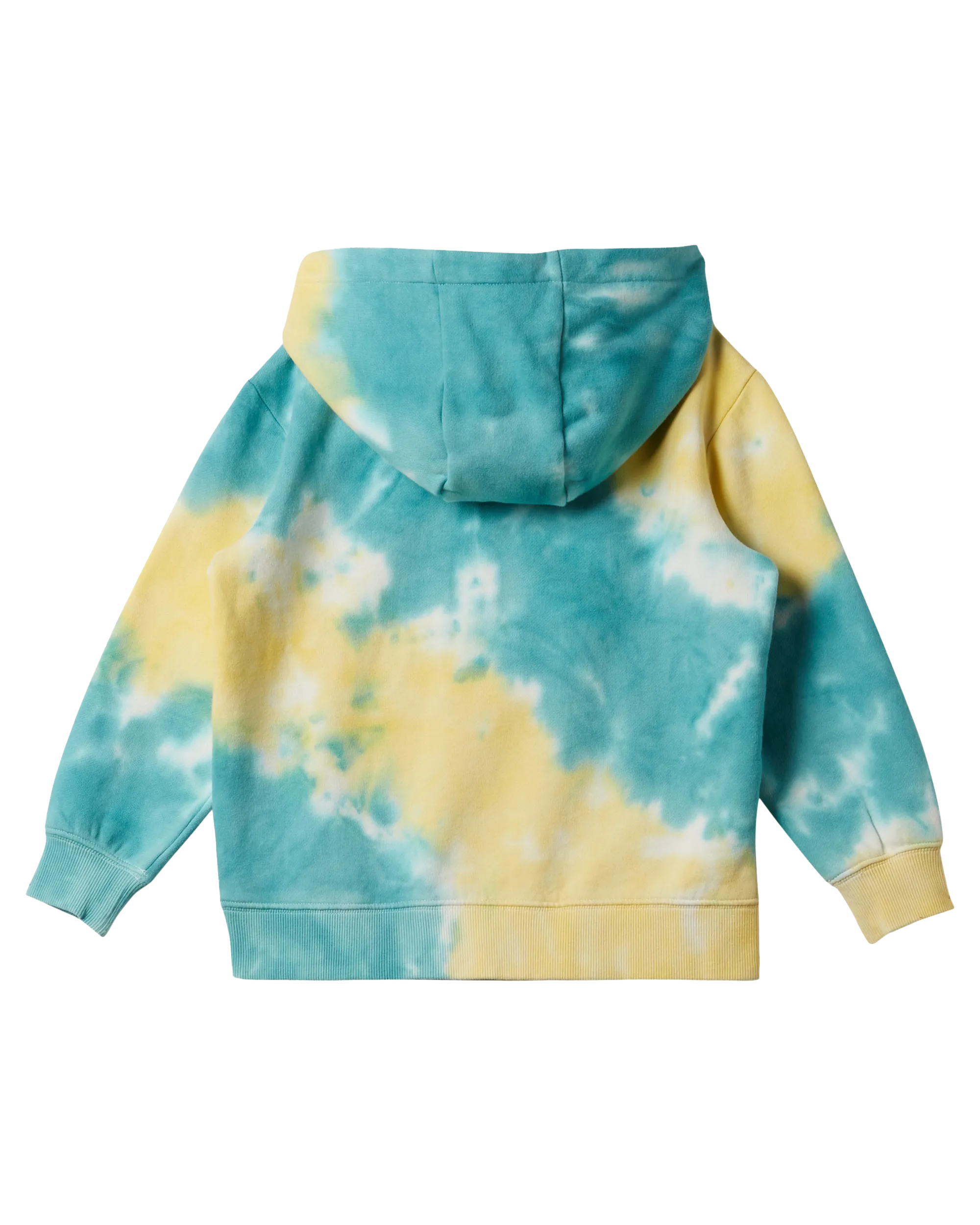 Boys New Tie Dye Hoodie in Marine Blue