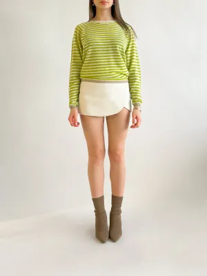 Cashmere Blend Striped Sweater