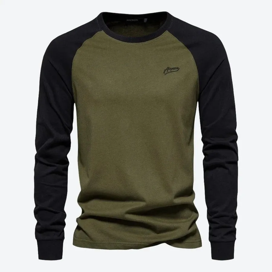 Casual Long Sleeve Raglan Shirts