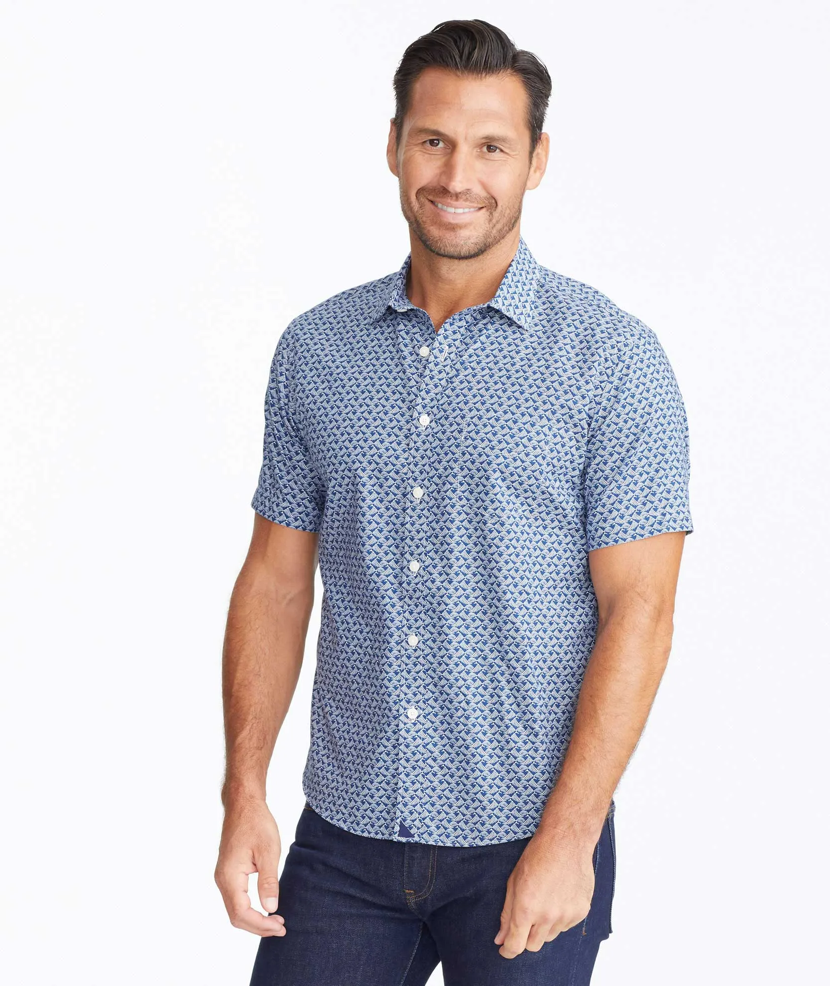 Classic Cotton Short-Sleeve Stoller Shirt - FINAL SALE