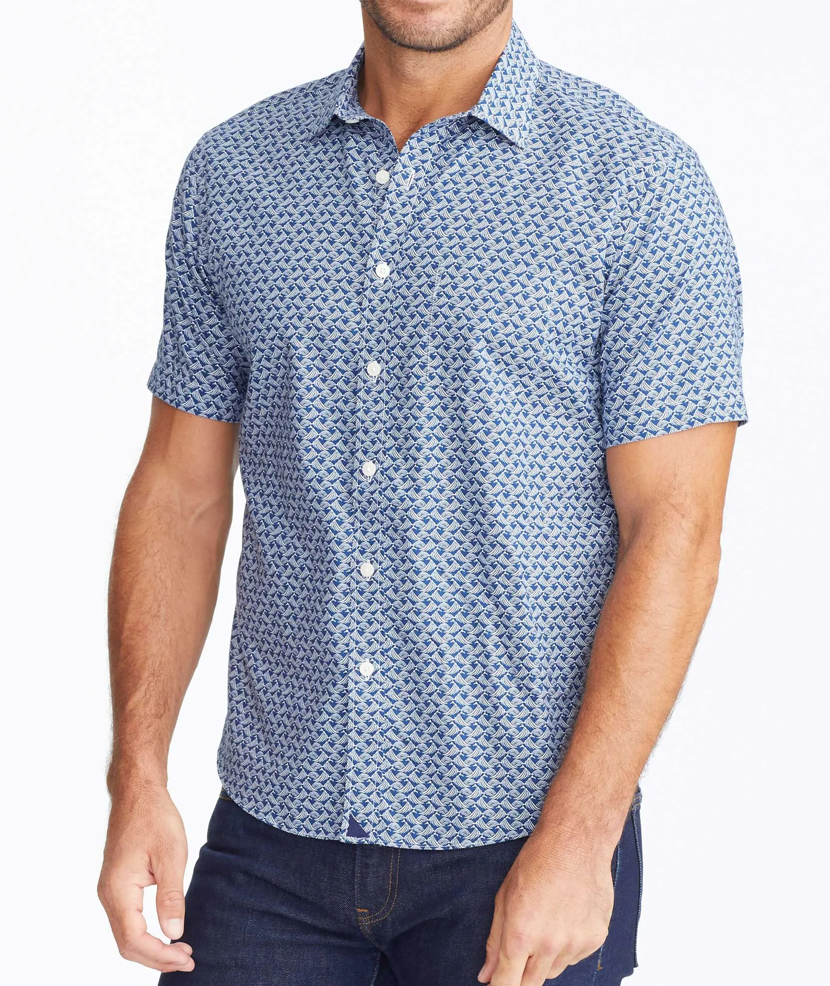 Classic Cotton Short-Sleeve Stoller Shirt - FINAL SALE