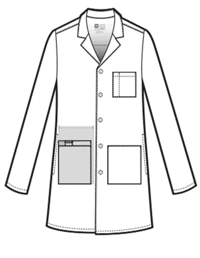 Clearance Wonderwink WonderWork Men's Basic 5 Button Lab Coats