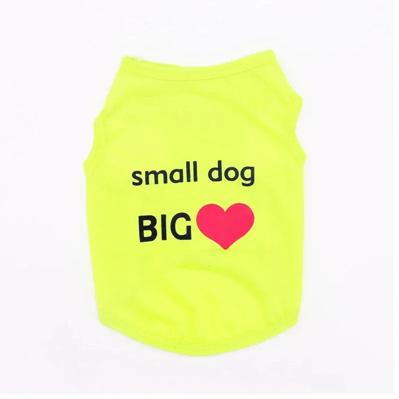 Comfortable Cotton Pet Vest for All Seasons