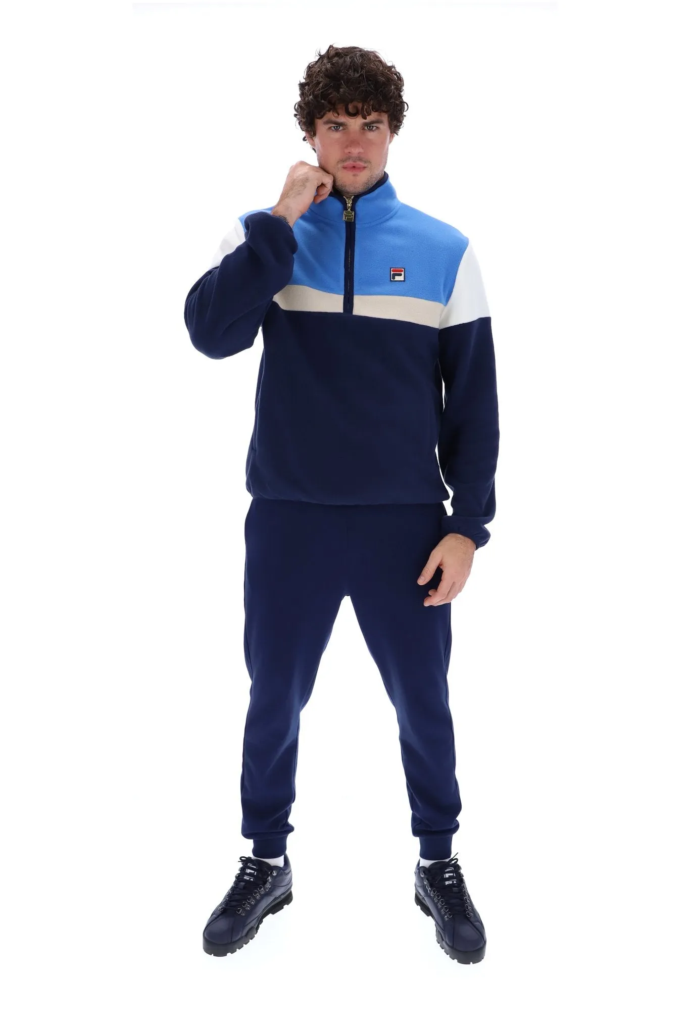 Darwin Colour Block 1/4 Zip Fleece