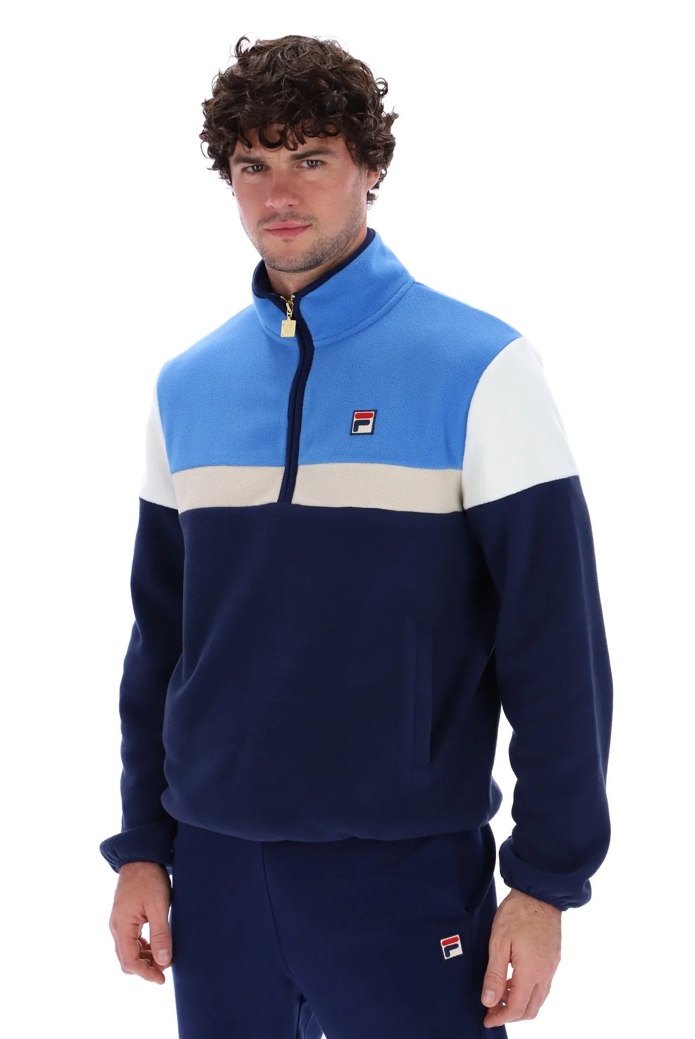 Darwin Colour Block 1/4 Zip Fleece