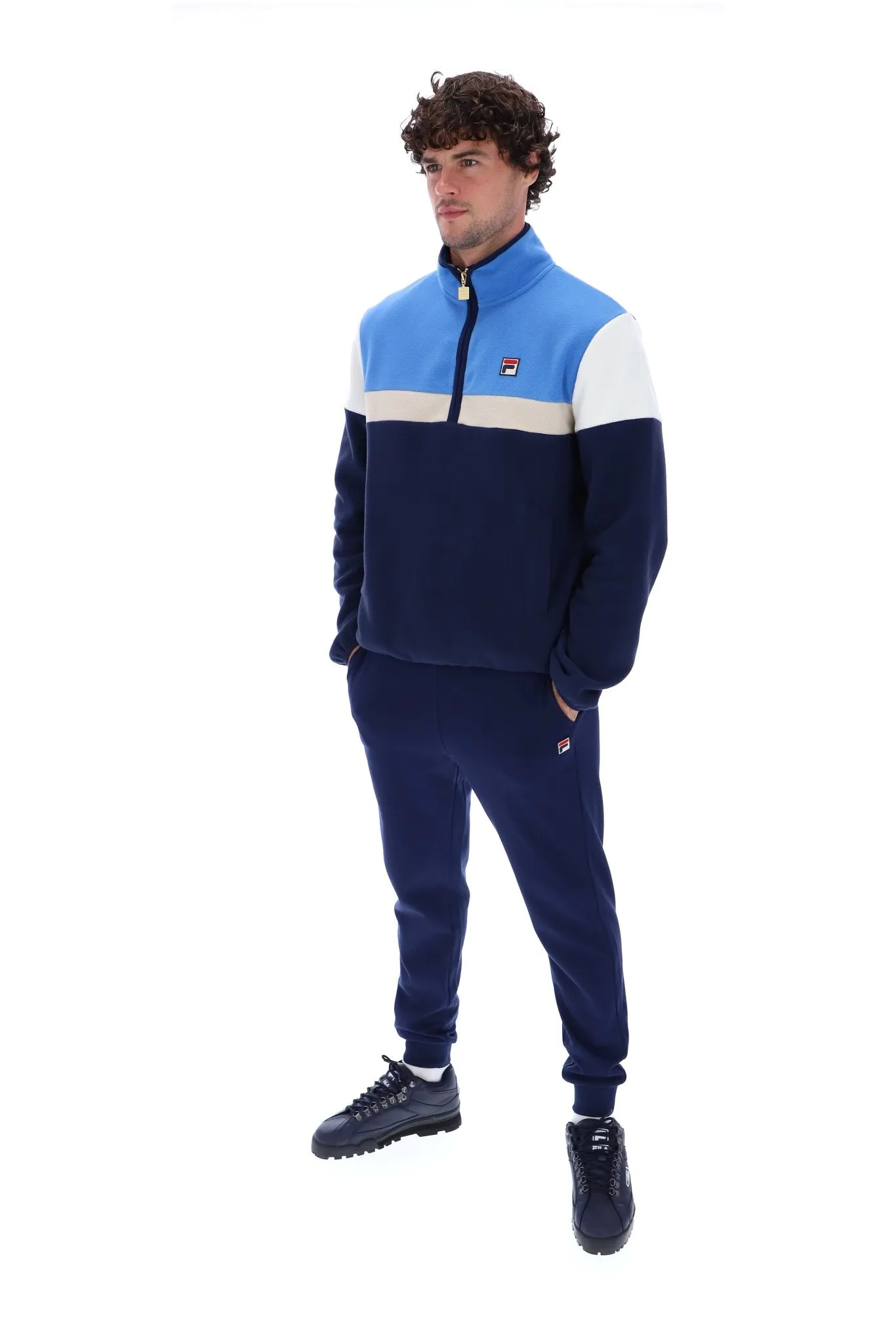 Darwin Colour Block 1/4 Zip Fleece