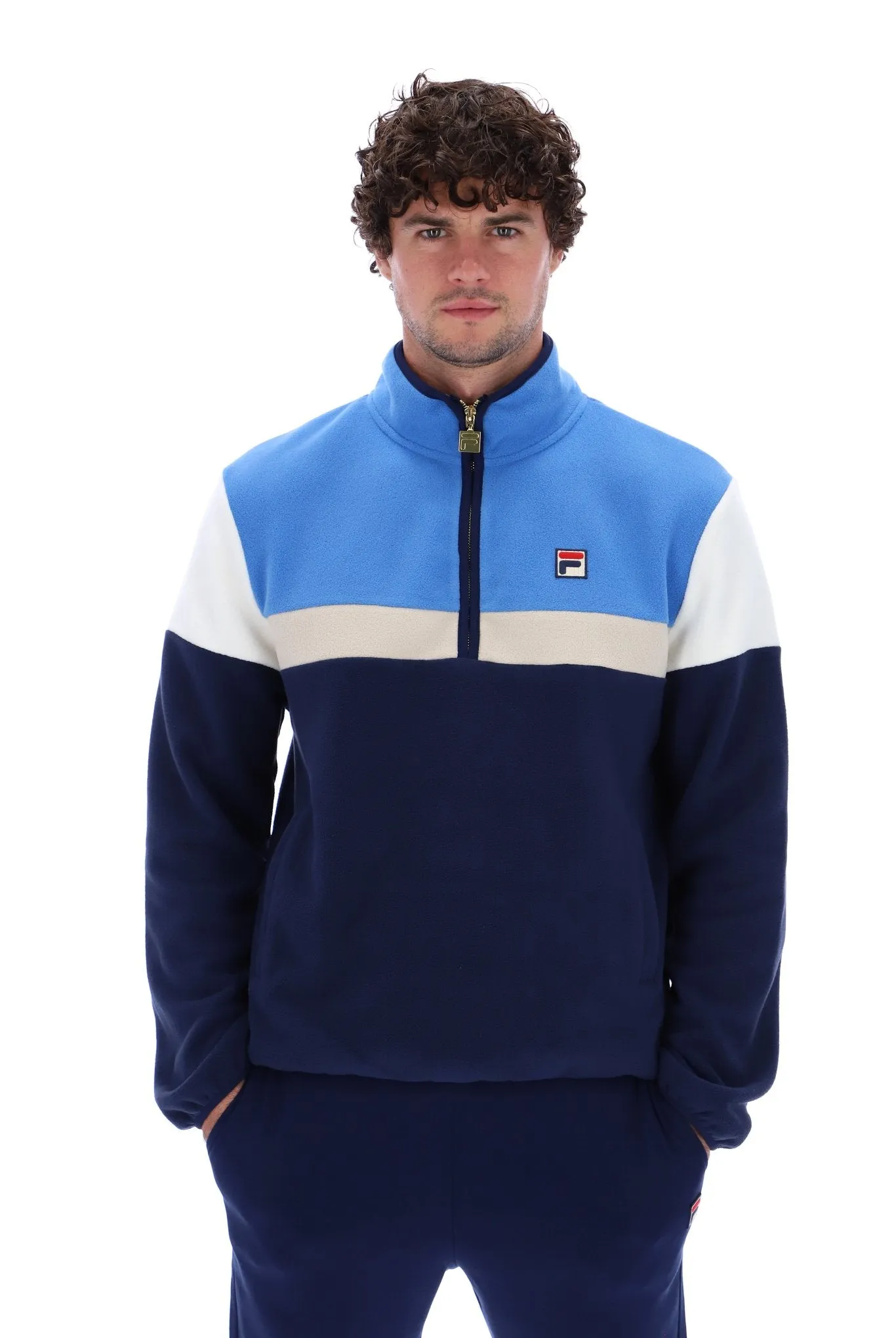 Darwin Colour Block 1/4 Zip Fleece