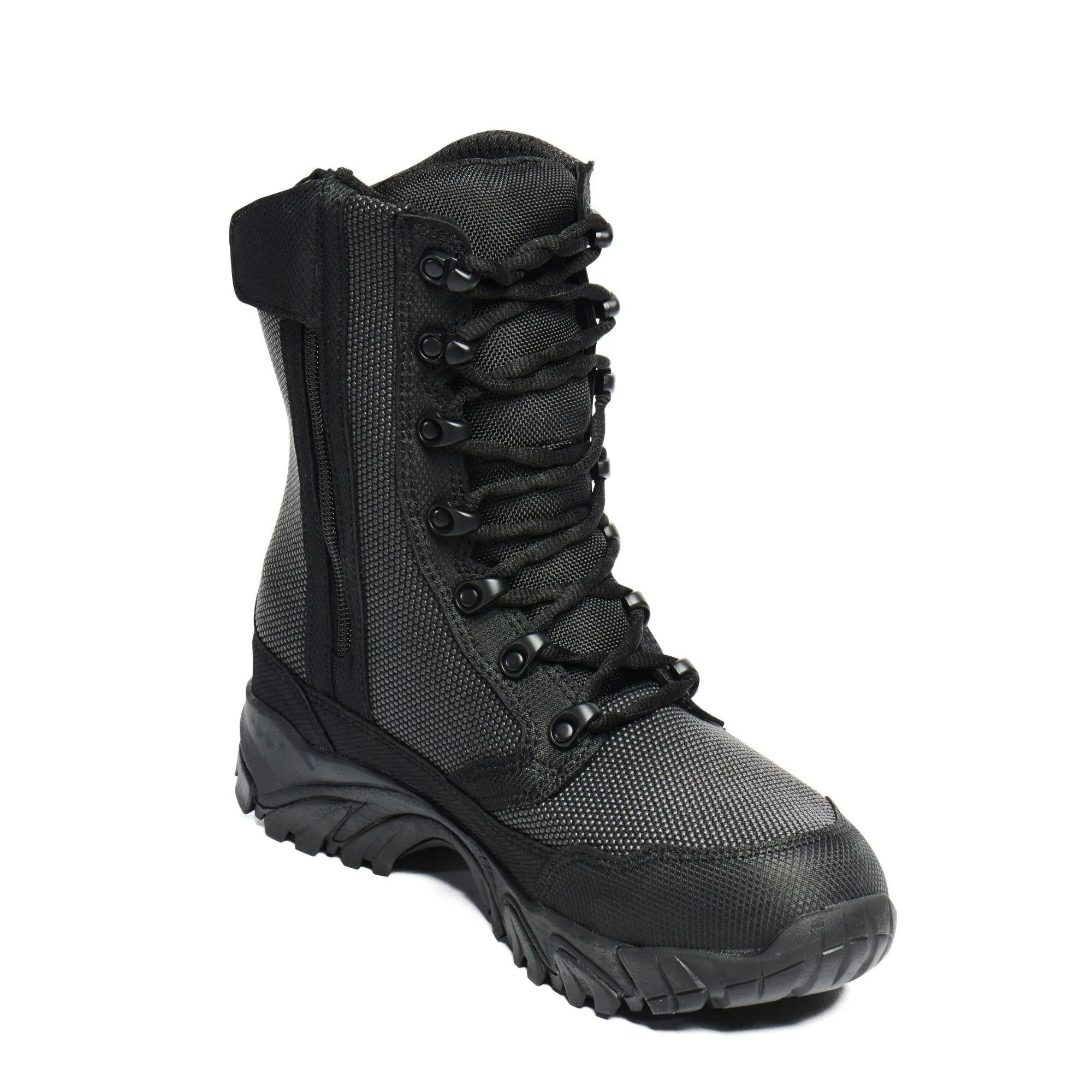 [Factory Outlet] ALTAI® 8" Black Waterproof Motorcycling Boots with Zipper (MFT200-Z)