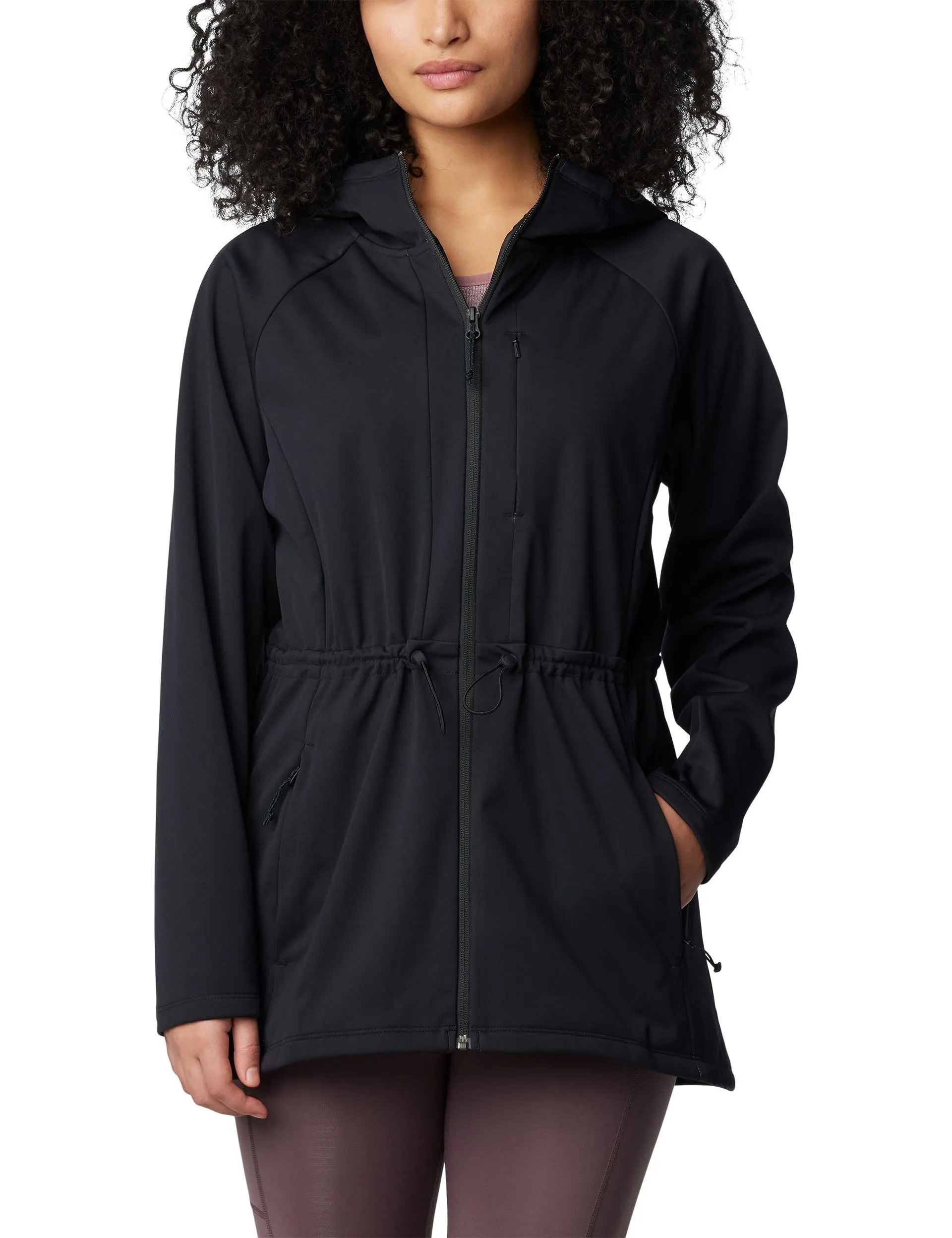 Flora Park II Mid Softshell Jacket - Black