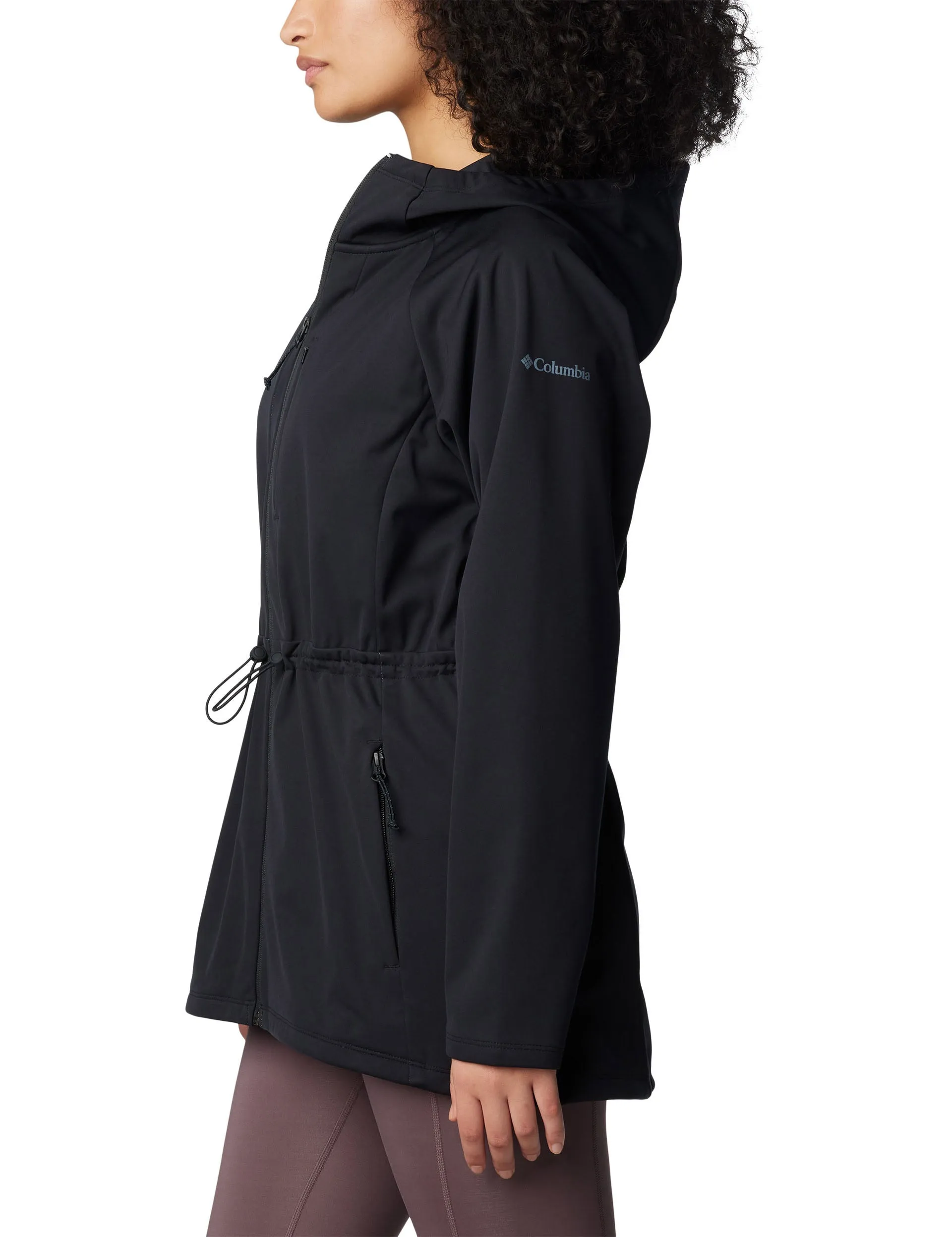 Flora Park II Mid Softshell Jacket - Black