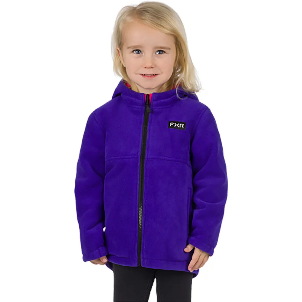 FXR Toddler Ride Reversible Jacket Razz/Purple Pink