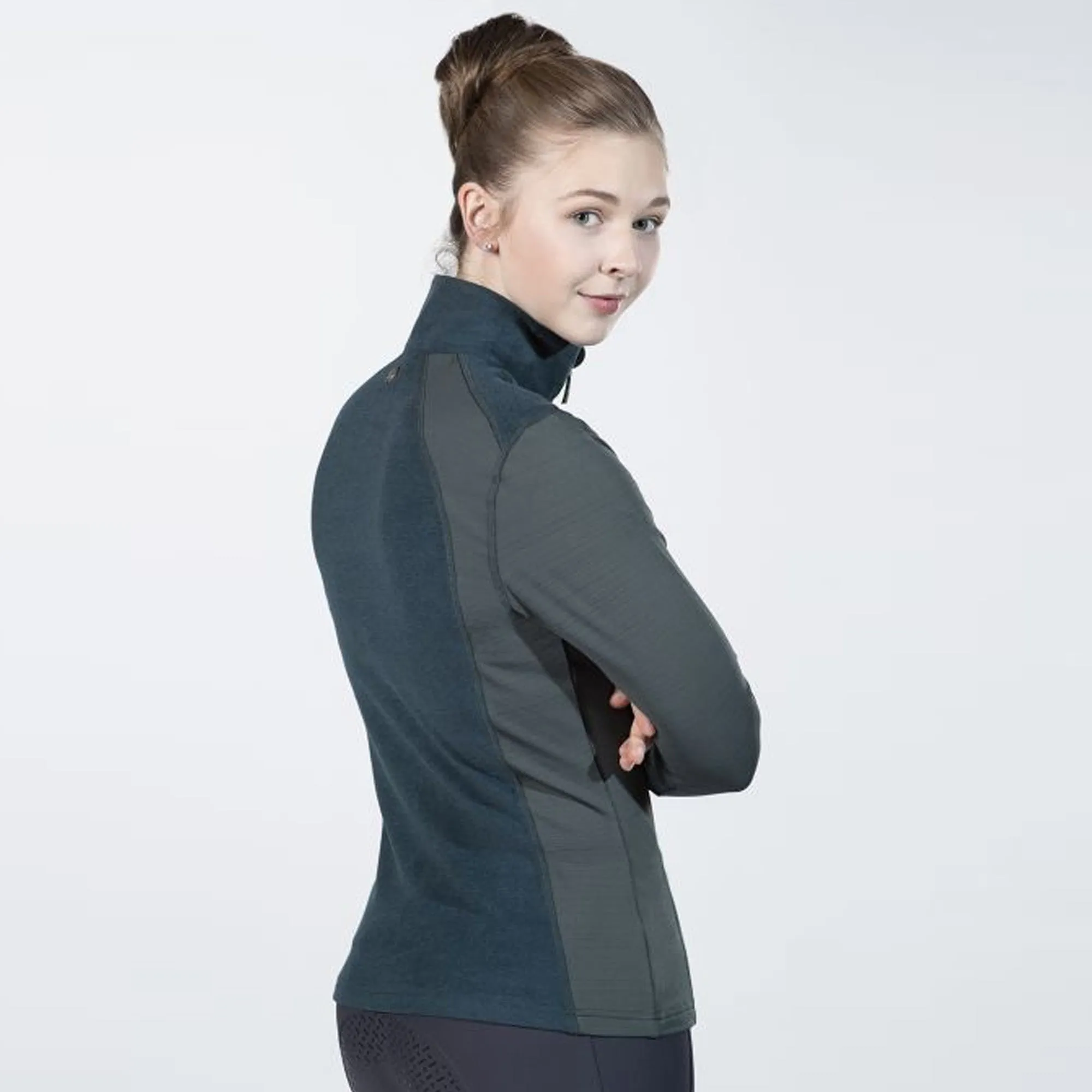 Hkm Ladies Duo Functional Shirt - Deep Green