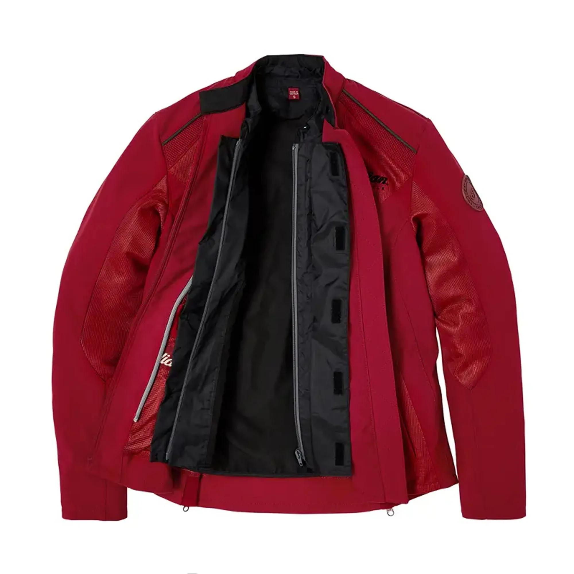 Indian Motorcycle Womens Austin Mesh Jacket Red