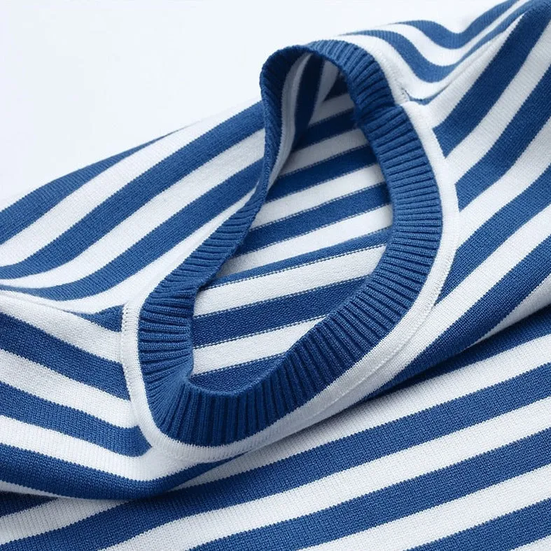 Ivyshape | Comfortable Striped Cotton Shirt