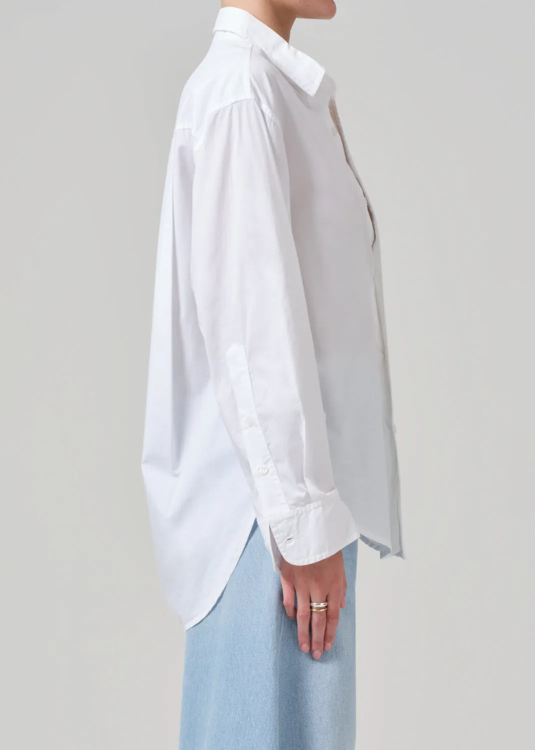 Kayla Shirt in Optic White