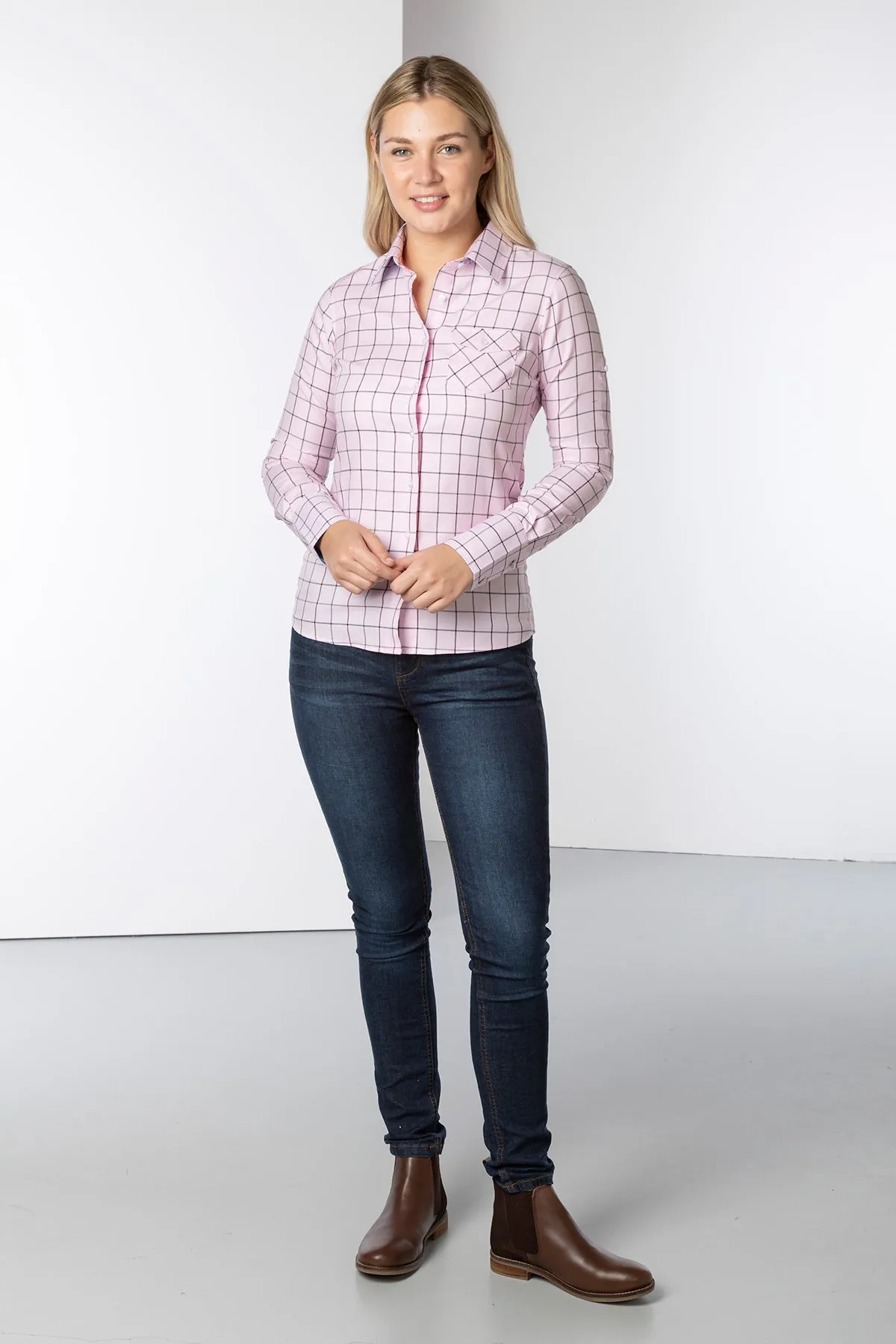 Ladies Hannah Country Shirt - Kate Tweed