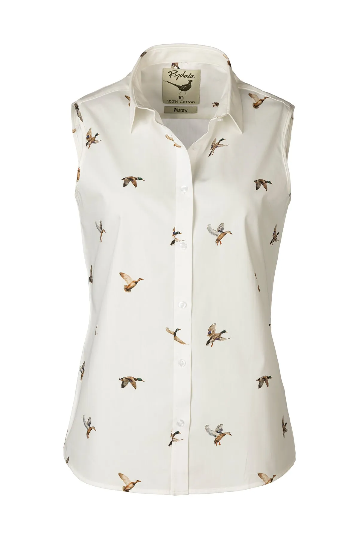 Ladies Sleeveless Shirt With Collar - Wistow II