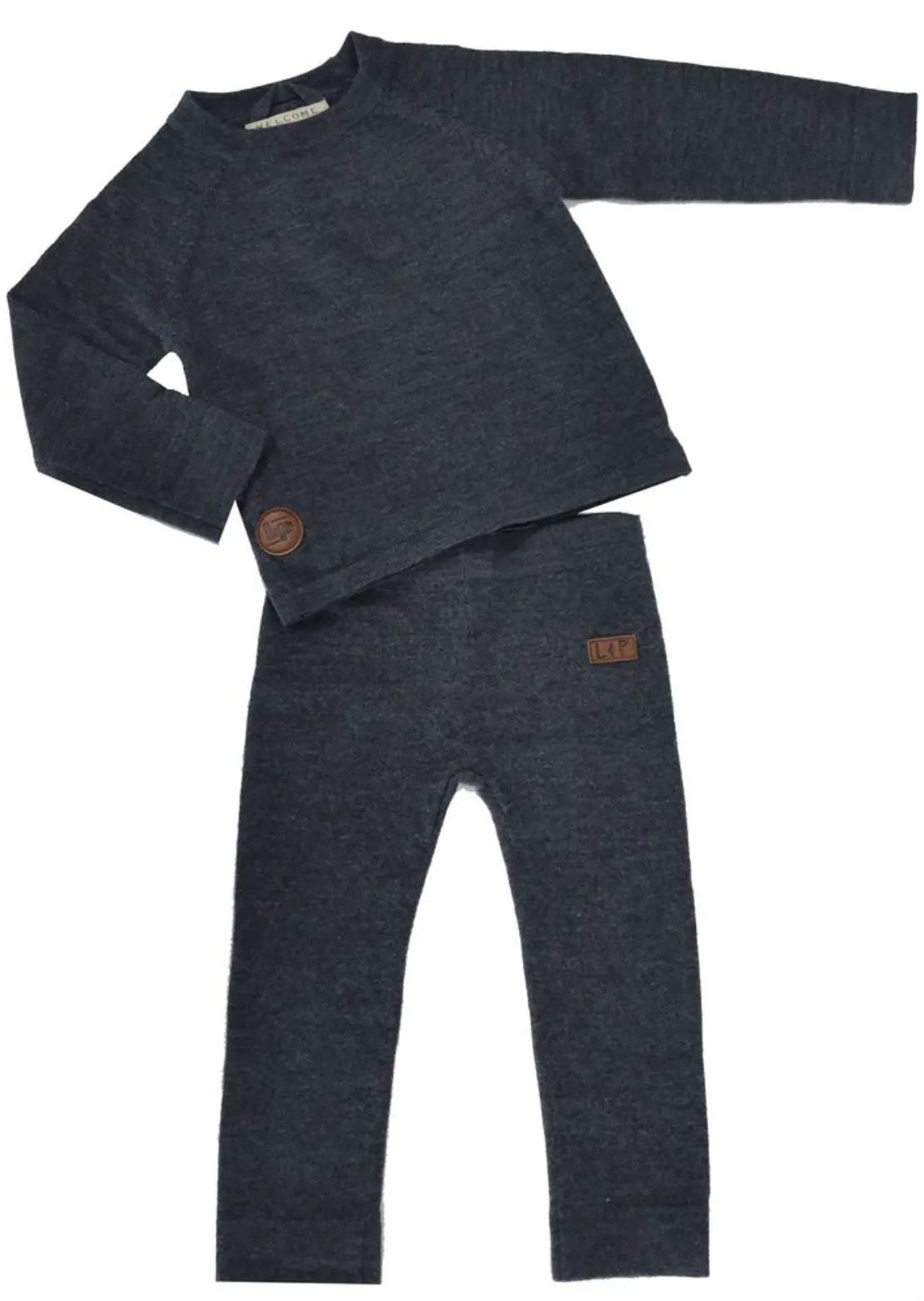 L&P Toddler Merino Wool Thermal Underwear Set