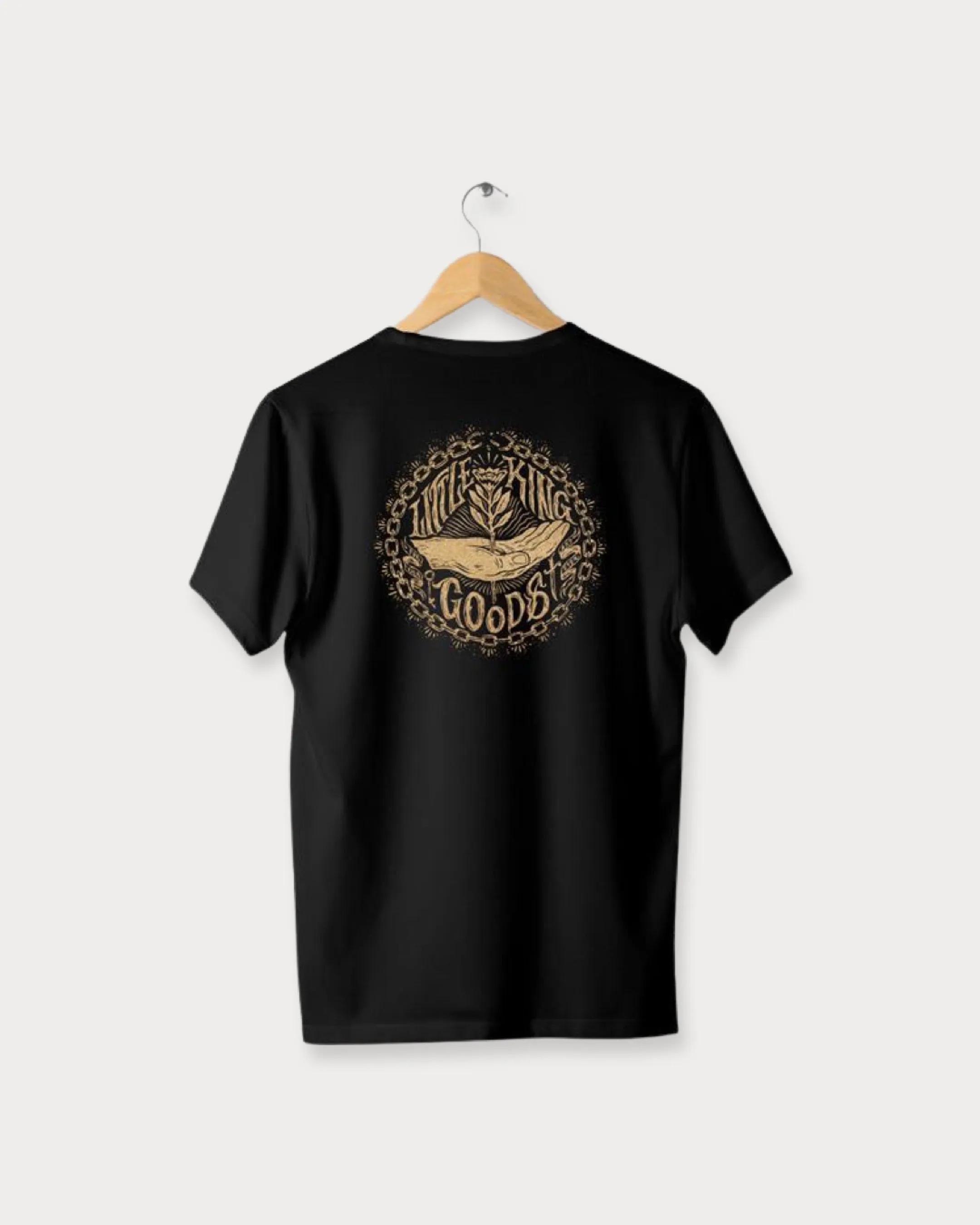 LKG PREMIUM BLACK & GOLD TEE