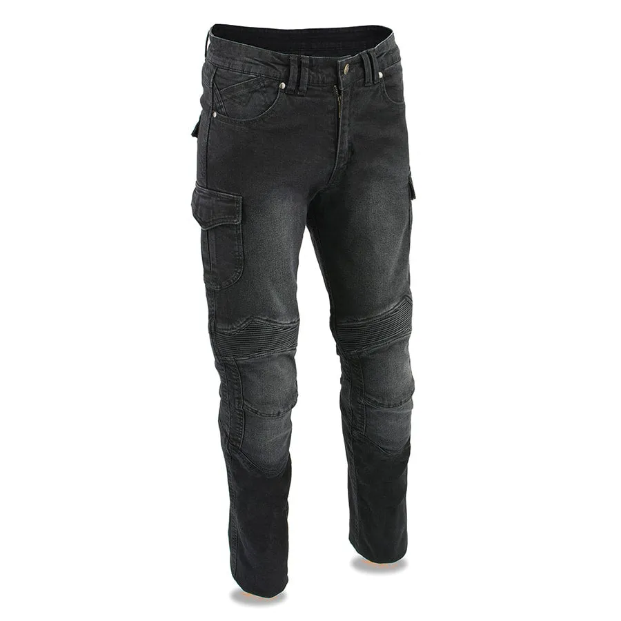 Men’s Armored Straight Cut Denim Jeans Reinforced w/ Aramid® by DuPont™ Fibers- BFR 5010