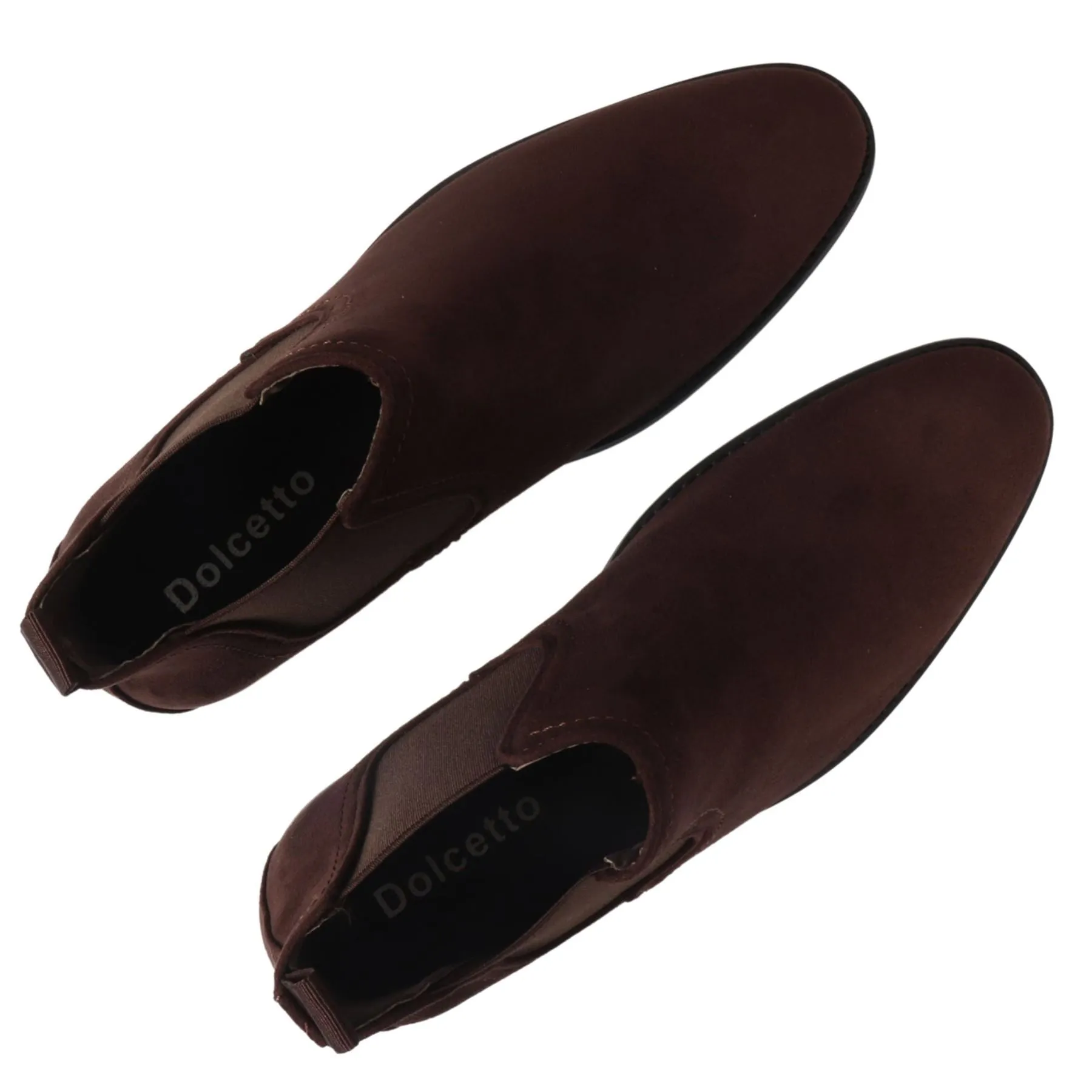 Men's Boots Slip On Suede Leather Lined Chelsea Ankle Shoes