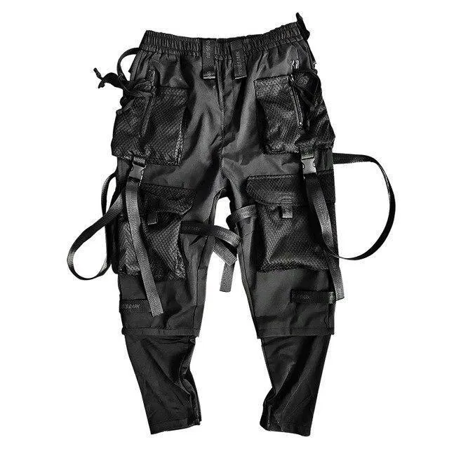 Mesh Pocket Strap Cargos