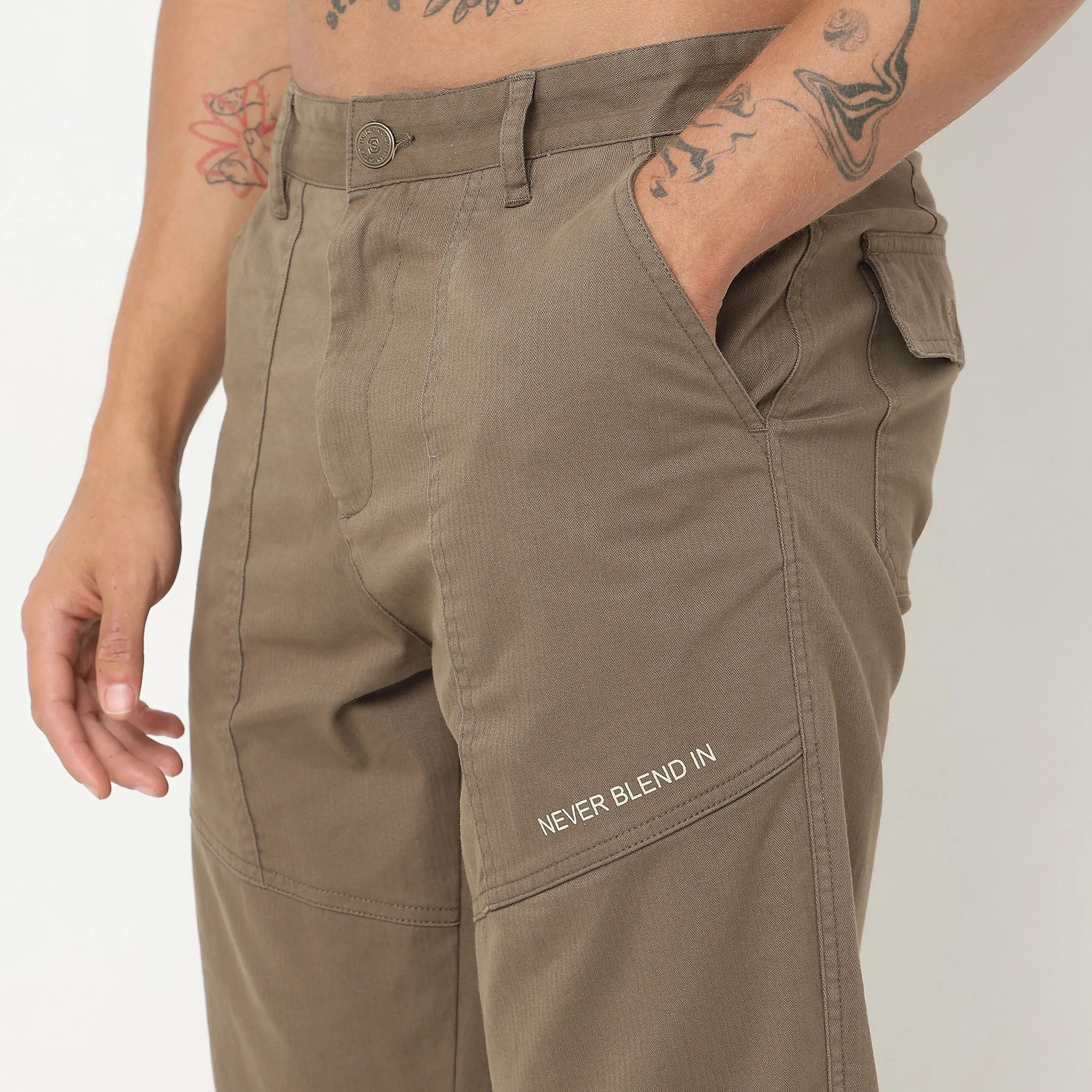 Messenger Pants™ - Modern Explorer - Never Blend In - Cotton with E-Fast Stretch Durable Pants.