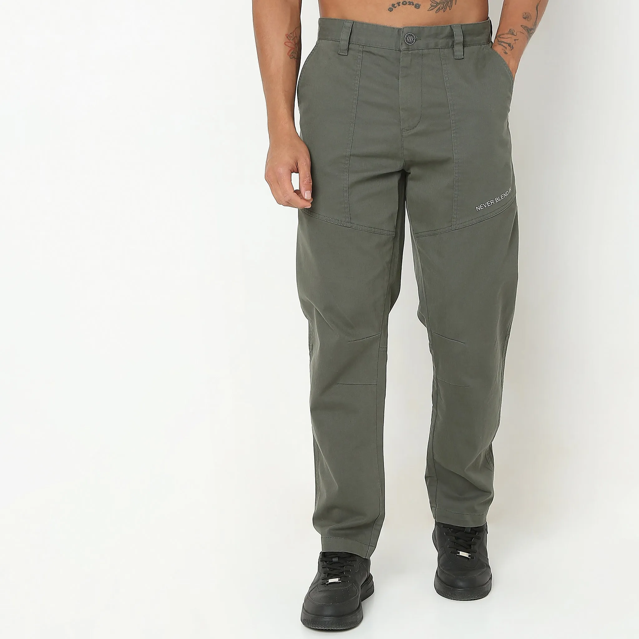 Messenger Pants™ - Modern Explorer - Never Blend In - Cotton with E-Fast Stretch Durable Pants.