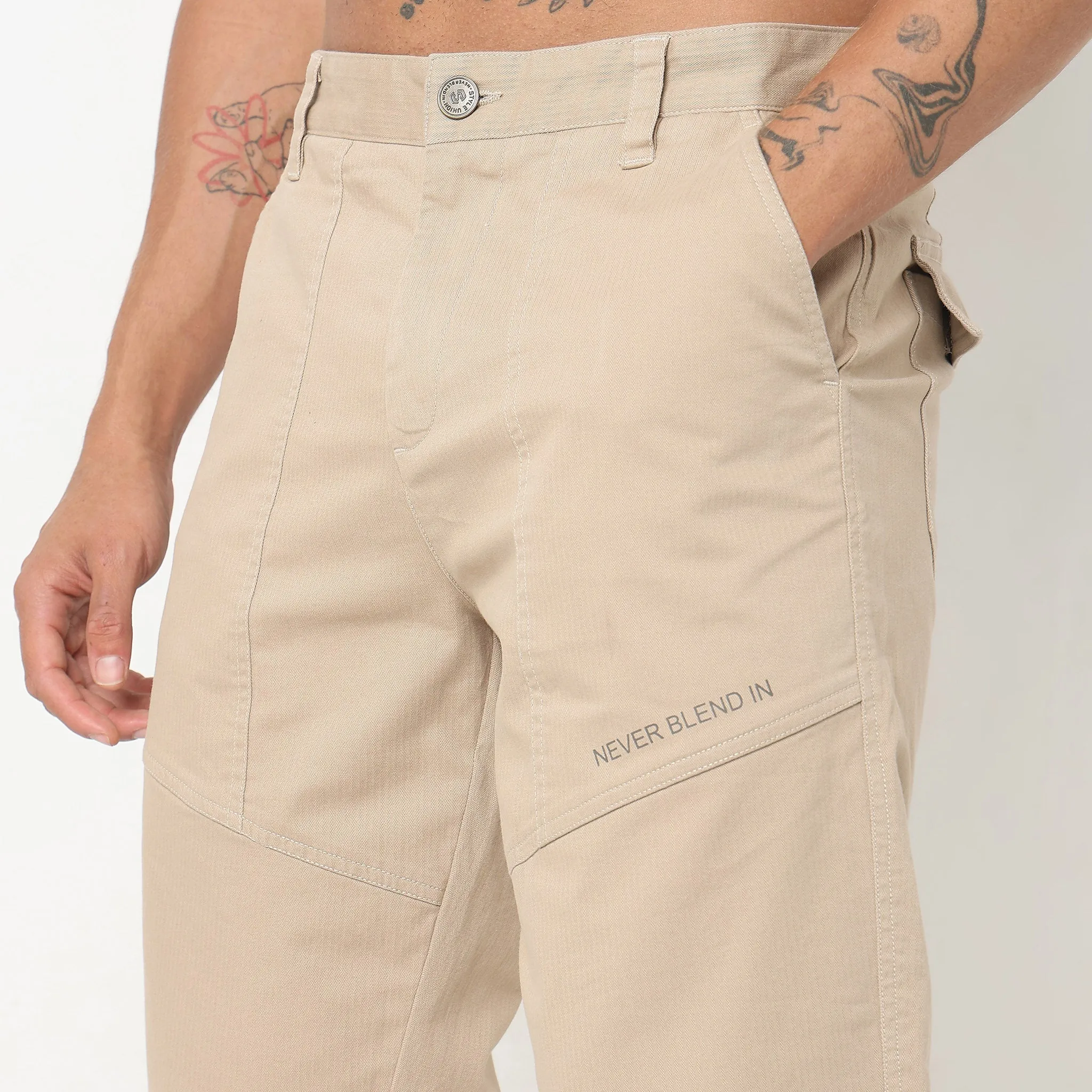 Messenger Pants™ - Modern Explorer - Never Blend In - Cotton with E-Fast Stretch Durable Pants.