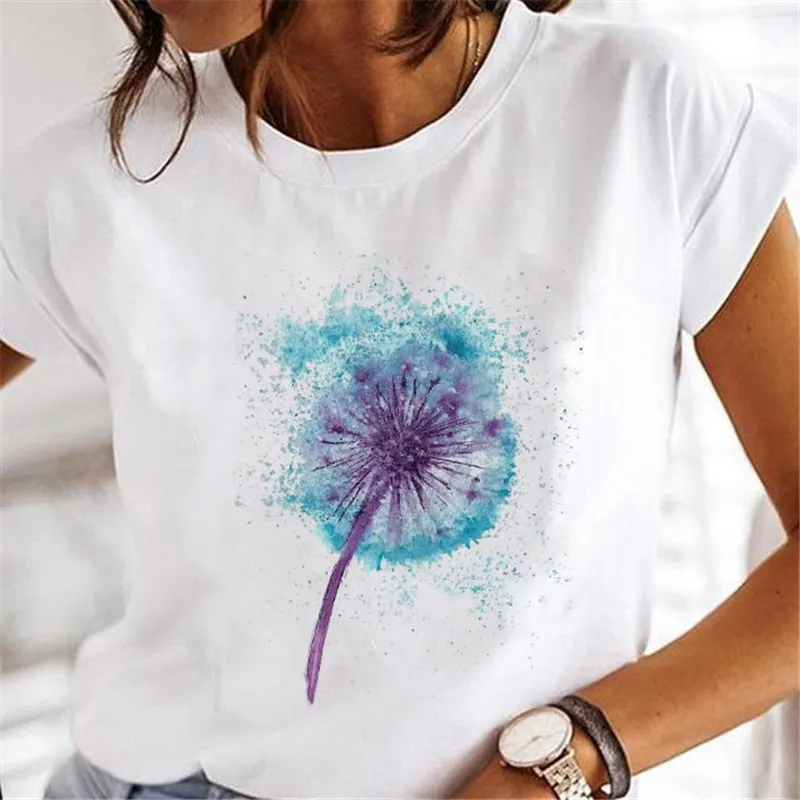 New Women Dandelion T-shirts