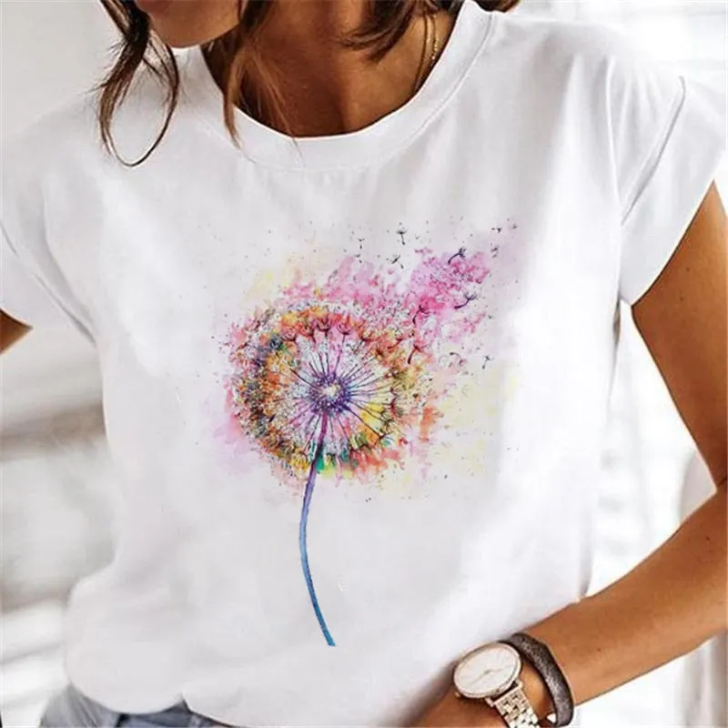 New Women Dandelion T-shirts