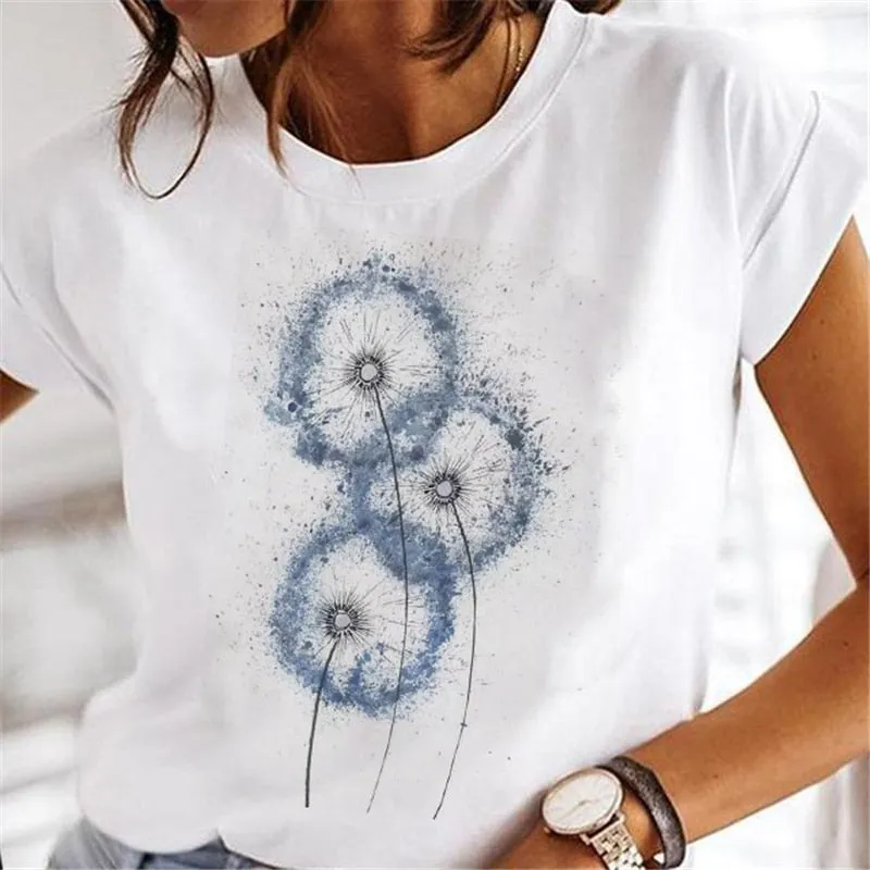 New Women Dandelion T-shirts