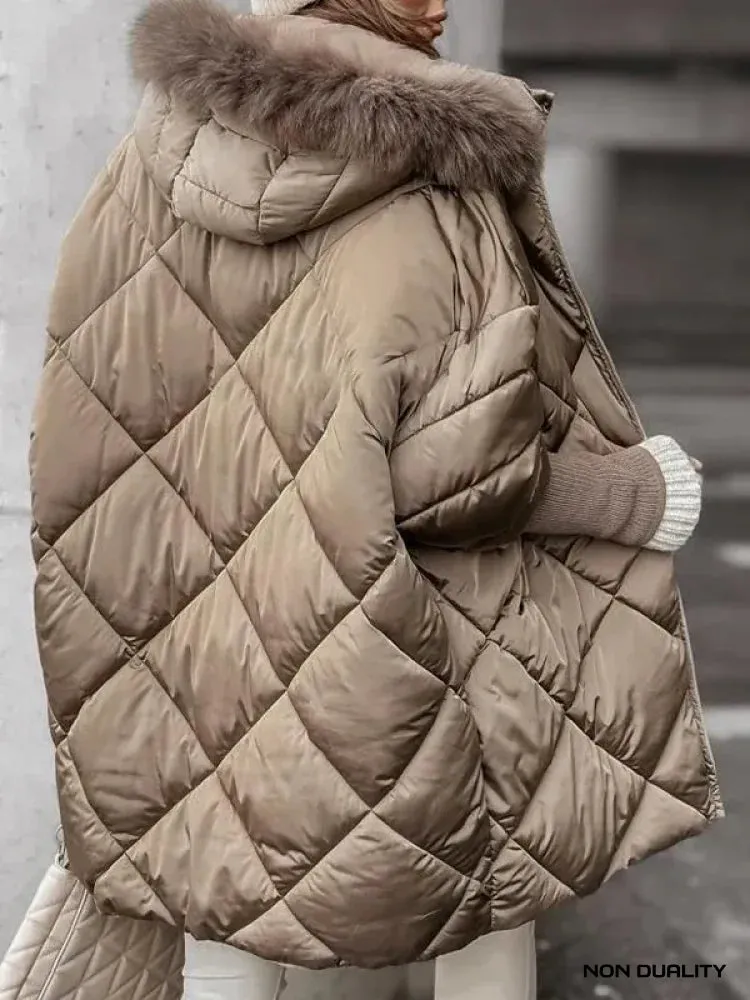 Non Duality | Cozy Quilted Hooded Jacket