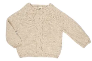 NW211-NP Braid Cozy Sweater