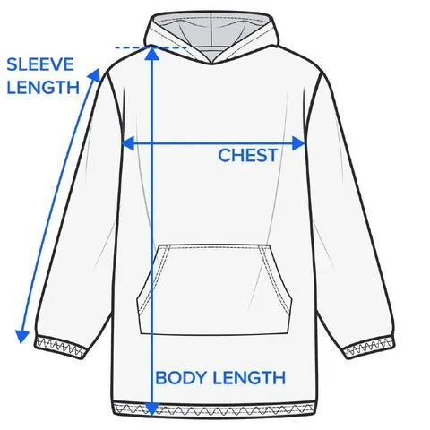 Ocean Tide Eye Wearable Blanket Hoodie