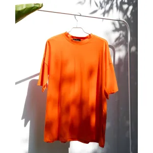 Orange Oversized boxy T-shirt