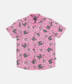 Patagonia Go To Shirt - Cotton Ball Gators: Marble Pink