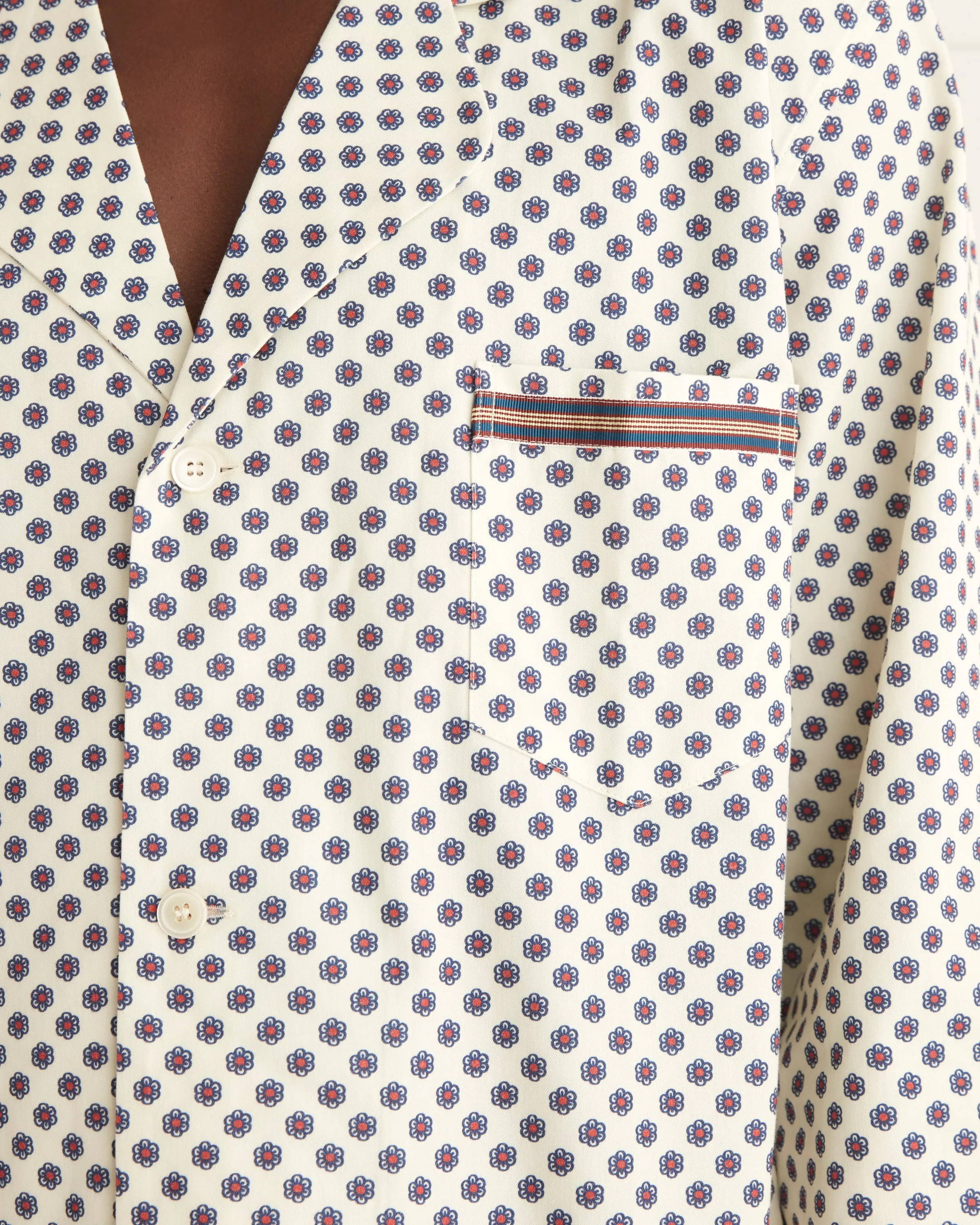 Petit Motifs Pajama Shirt