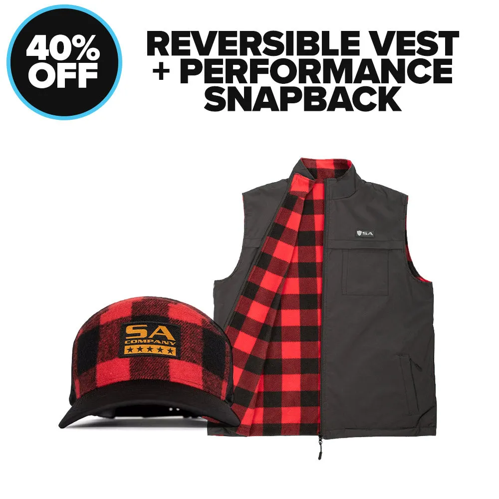 REVERSIBLE VEST   PERFORMANCE SNAPBACK