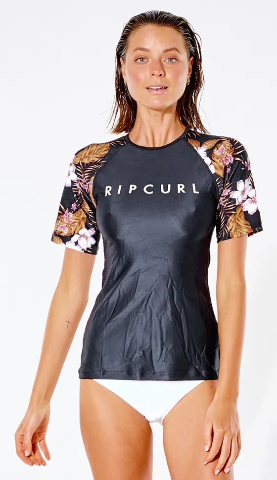 Ripcurl Playabella Relaxed Short Sleeve Top Rash Vest