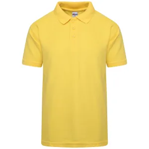 School Uniform Yellow Polo T Shirts Kids T Shirt Boys Girls Tee Top Sports