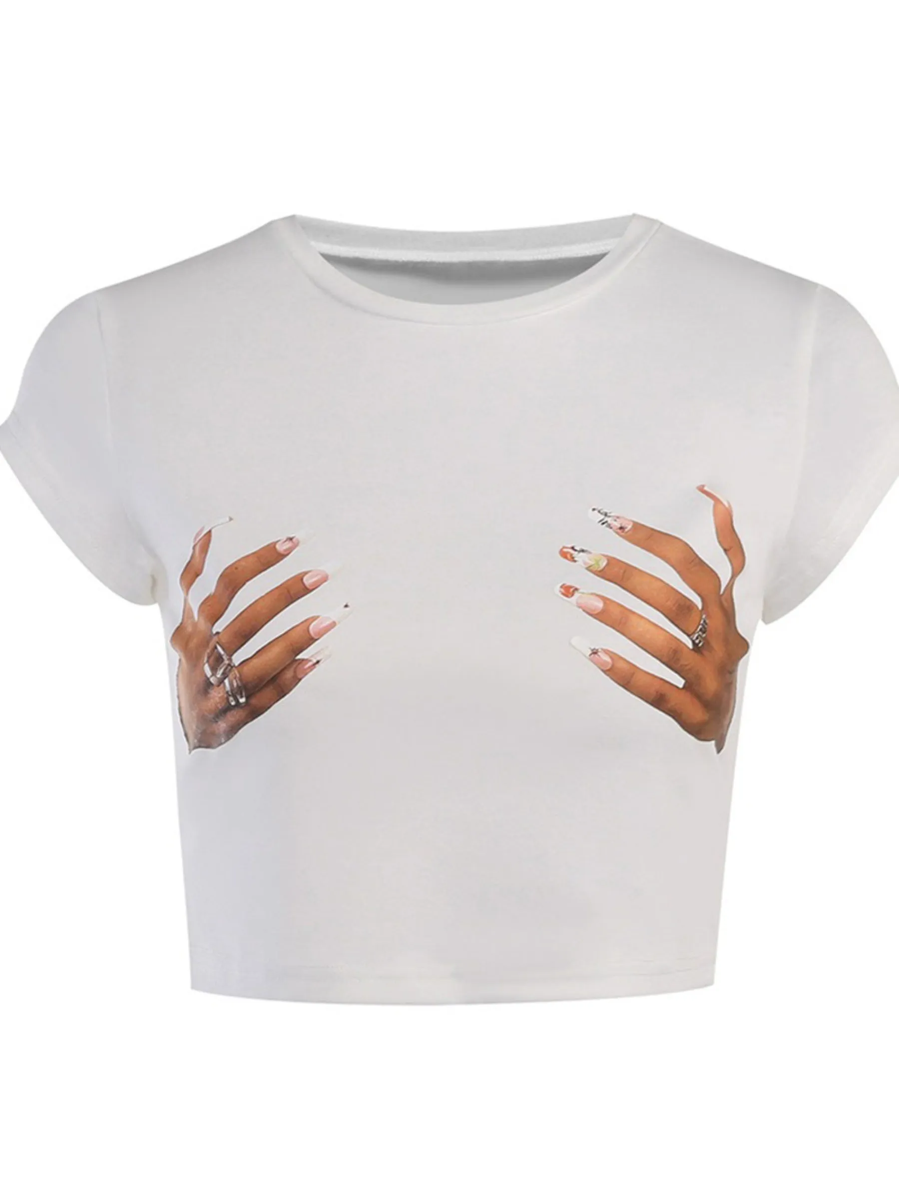 Sitara Hands Print T-Shirt