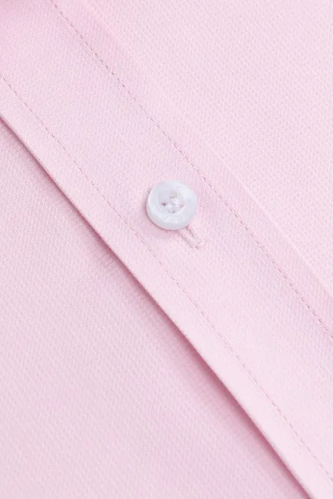 SOLID PINK FORMAL SHIRT